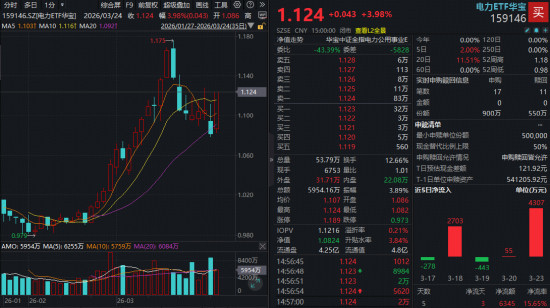 港股暴力反弹，创新药一马当先，520880飙涨超4%！电力爆发涨停潮，华宝基金电力ETF劲涨近4%-第9张图片-51吃大瓜