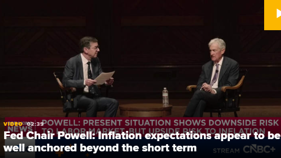 鲍威尔：通胀前景可控，无需因石油冲击加息-第1张图片-51吃大瓜