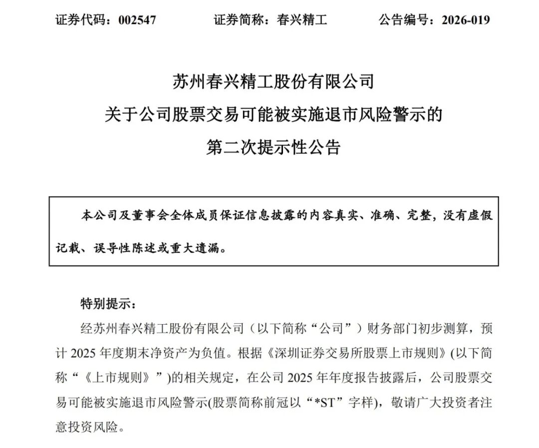 一股将退市,今年累跌超70%,4股发布退市风险警示-第2张图片-51吃大瓜 一股将退市,今年累跌超70%,4股发布退市风险警示-第2张图片-51吃大瓜
